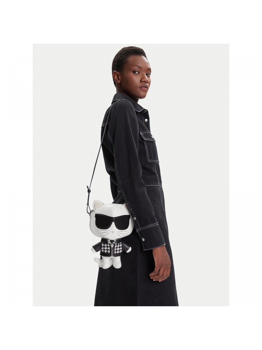 Kabelka KARL LAGERFELD A3W30187 Černá